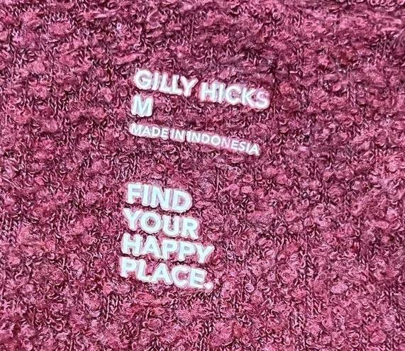 Gilly Hicks Maroon Terrycloth Polo Women’s Medium