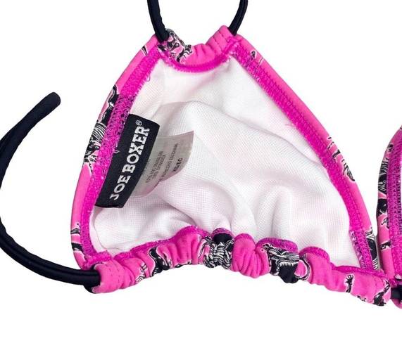 Joe Boxer new  ☼ Unicorn Print 2 Piece String Bikini Set ☼ Hot Pink ☼ Size XS