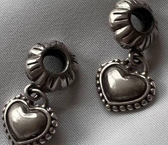 Pandora MY SPECIAL SISTER Authentic  Silver HEART Charms Lot of 2 DANGLE 791383