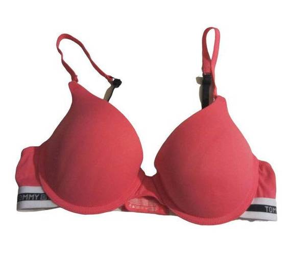 Tommy Hilfiger  Full Coverage Light Pink Salmon Micro Push-up Bra Size 36B