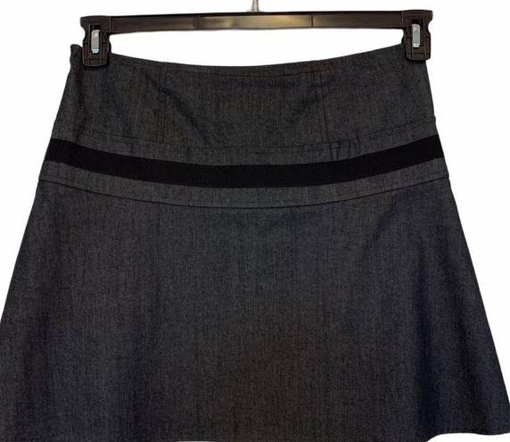 Cynthia Steffe  skirt Sz 6 black front bow pocket