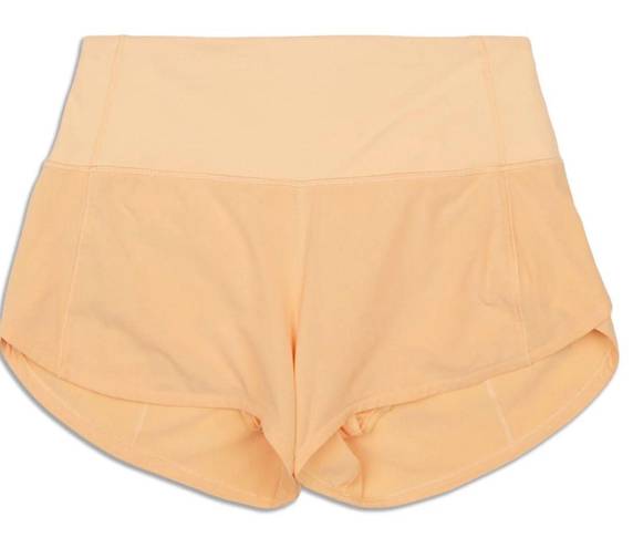 Lululemon Orange  Speed up Shorts