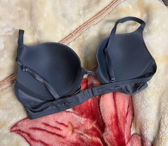 PINK - Victoria's Secret Victoria secret 36C dark grey satin push up adjustable bra