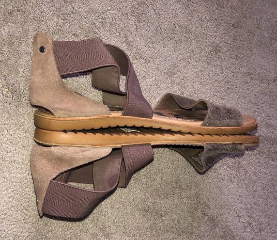 Sorel Ella II Sandal Sandals In Ash Brown Size 9