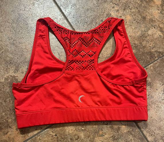 Zyia Active Red Bomber Bra Size M