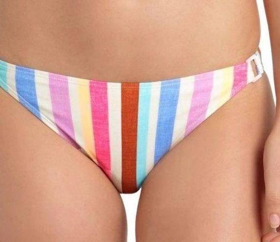 California Waves  multi striped bikini swim bottom