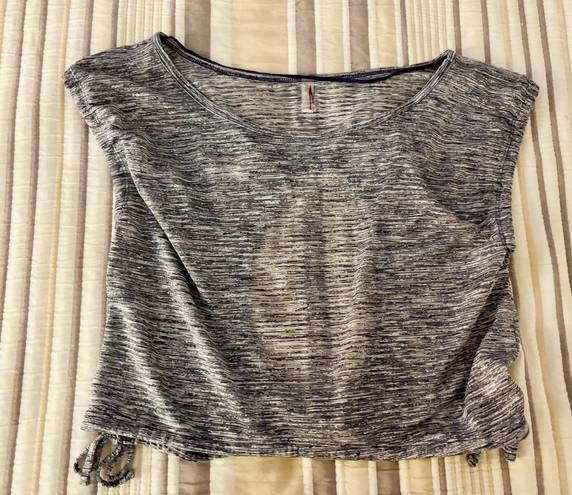 Free People Movement Fp Movement Mesh Stripe Crop Tee