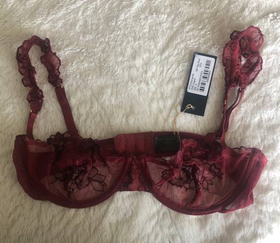 Meshki NWT  Nora Lace Bra in Plum Floral