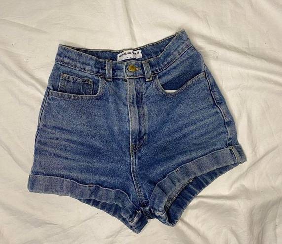 American Apparel denim shorts