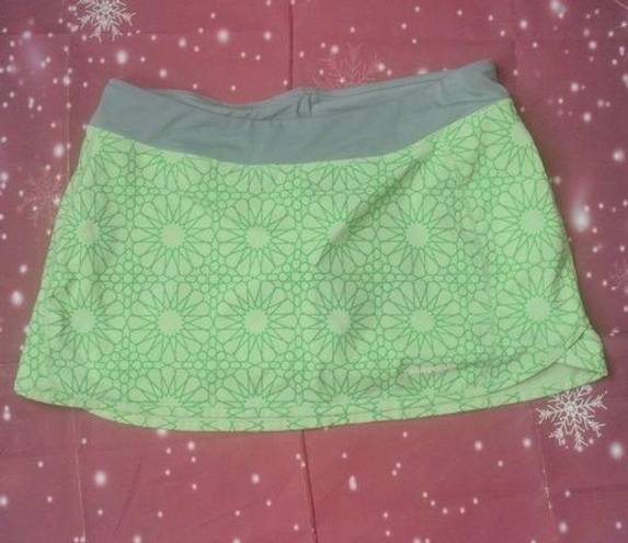 Patagonia  green gray swim skirt size medium