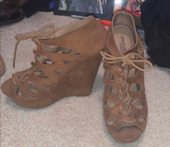 Charlotte Russe Suede Wedges