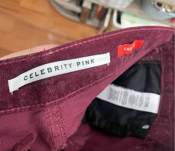 Celebrity Pink High Rise Corduroy Flare