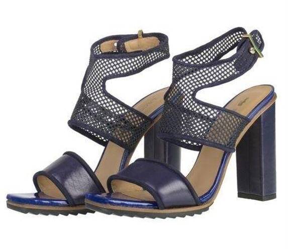 Lacoste  navy mesh heels