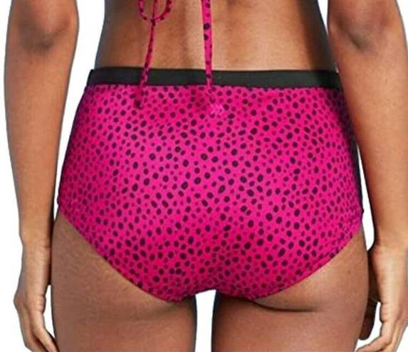 All In Motion NWT  fushia medium coverage bathing suit bottom size small