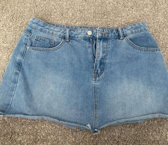 denim skirt Blue Size M