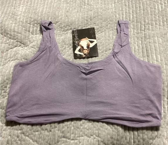 Naked Wardrobe  Lavender Cropped Tank Sz 3X NWT