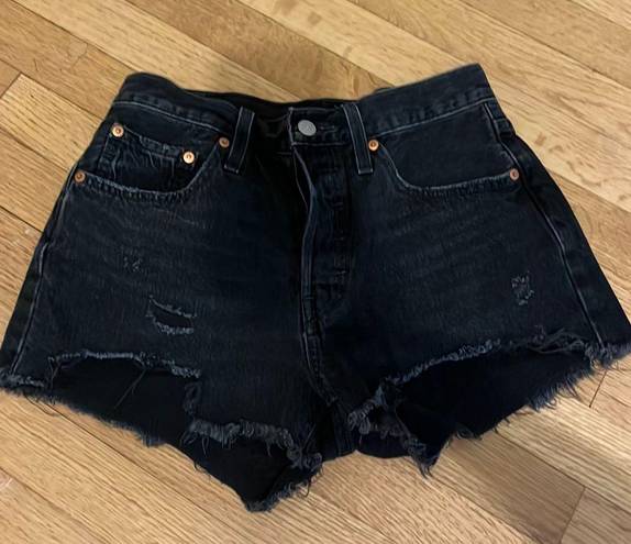 Levi’s Black Levi Denim Shorts