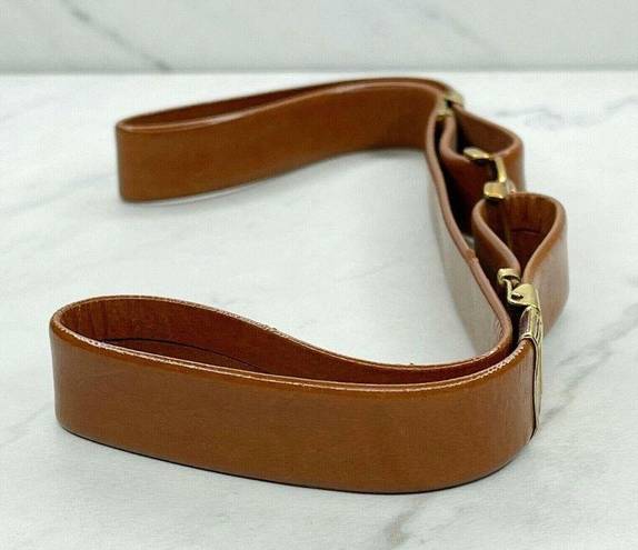 Krass&co Arrow Sales  Vintage Brown Adjustable Cowhide Leather Belt Size Small S Womens