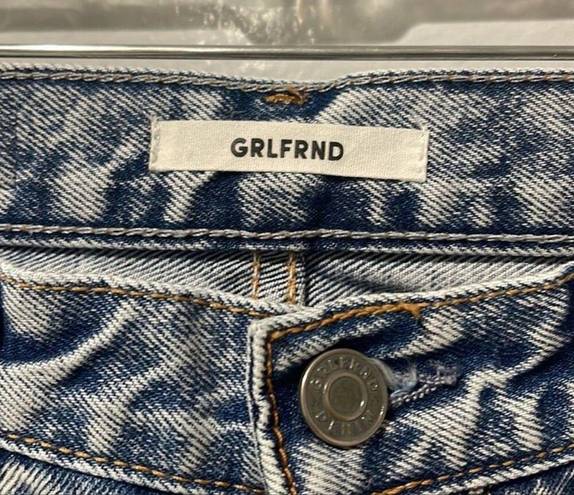 GRLFRND  x REVOLVE Bring it on Jeans Sz 25 High Waisted Straight Leg