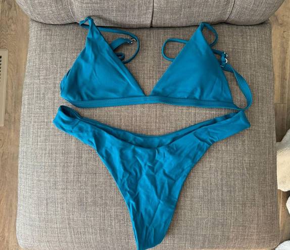 Bikini Set in Teal🦕🐳⭐️ Blue