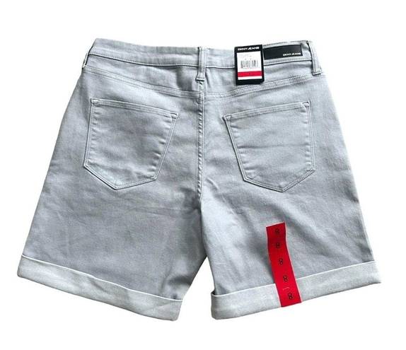 DKNY  Jeans -Bermuda shorts light grey/flint color size 8 NEW