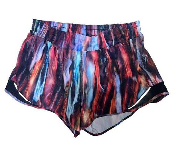 Lululemon  Hotty Hot II Shorts 2.5 Chroma Fusion Multi Black SIZE 10