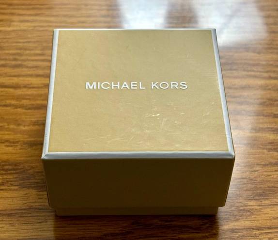 Michael Kors Gold-Tone Brass Eternity Ring Size 6