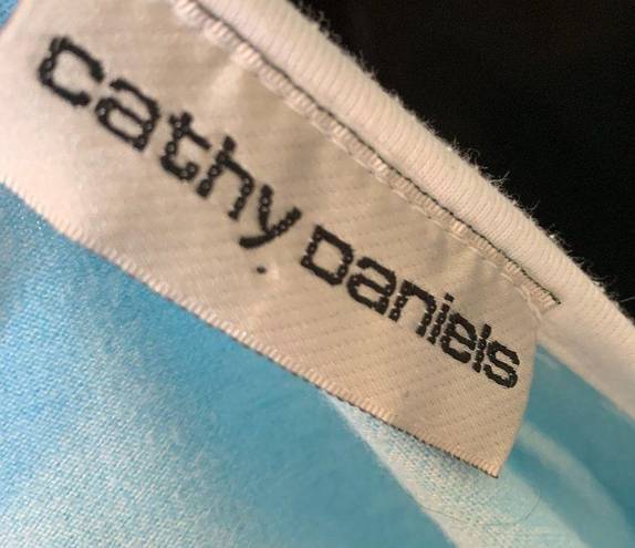 Cathy Daniels  Baby Blue Zipper Cardigan