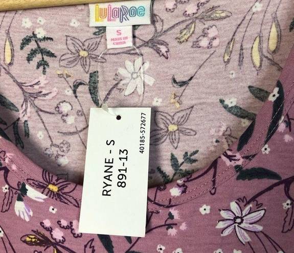 LuLaRoe  Ryane Pink Floral Long Sleeve Maxi Dress S