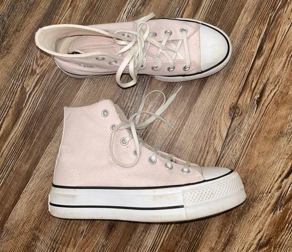 Converse High Top Platform Pink