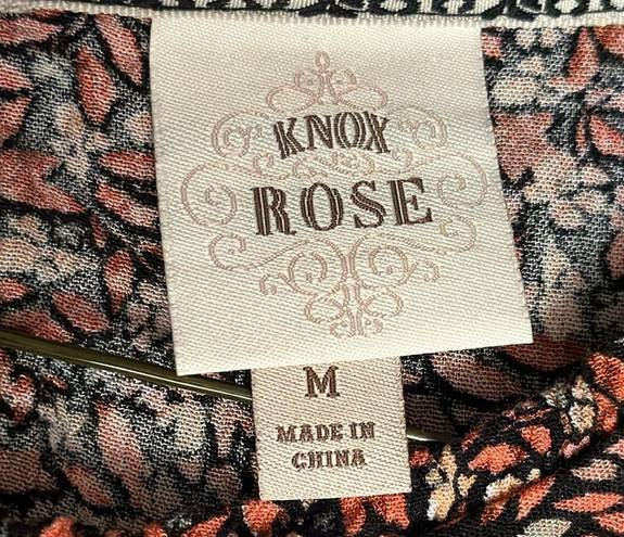 Knox Rose Floral Babydoll Dress Sz M