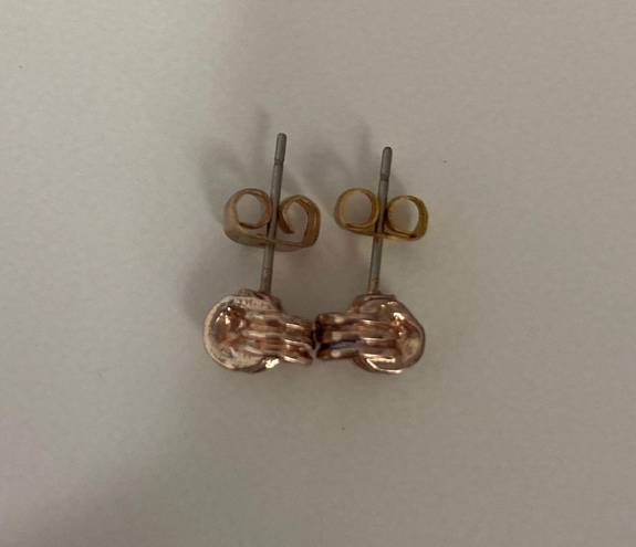 American Eagle Gold Knot Earrings