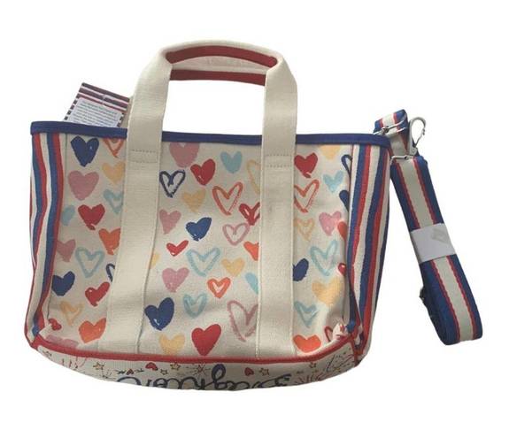 Brighton New  Red White and You mini tote shoulder bag hearts cute kawaii purse m