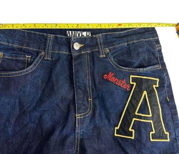 aniye by monster 69 patch blue crop jeans Size 28