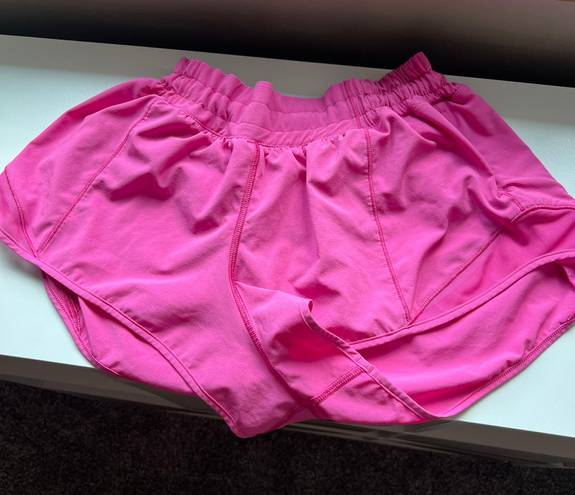 Lululemon Pink Hotty Hot Shorts 2.5