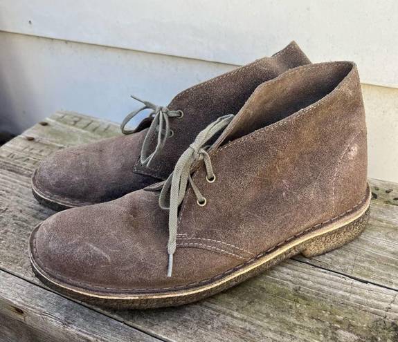 Clarks  Original Desert Boot Taupe Brown Suede Leather