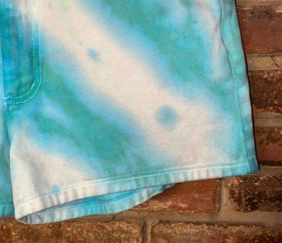 DKNY  Custom Tie Dye Denim Jean Shorts Women's Size 10