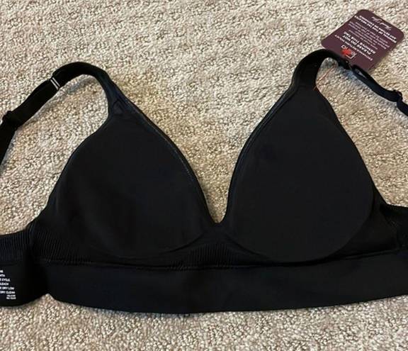 Felina NWT-  Black Padded Adjustable Strap Deep V Bra