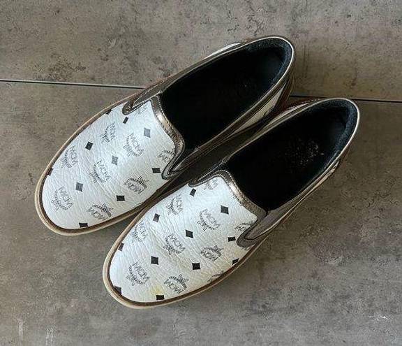 MCM Authentic  Slip On Sneakers