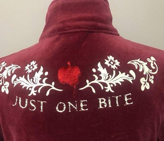 Disney Snow White  velour “Just One Bite” jacket