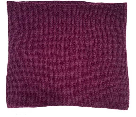 infinity SAMOMAYA  Scarf/Neck Gator Plum 100% Baby Alpaca Equador EUC