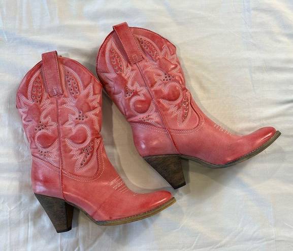 sbicca  Of California Women's NWT Cowgirl Boots 10 Heeled Pink