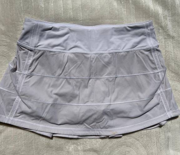 Lululemon Pace Rival Skirt in White size 6