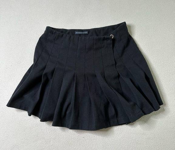 Brandy Melville  Dana Navy Pleated Skirt