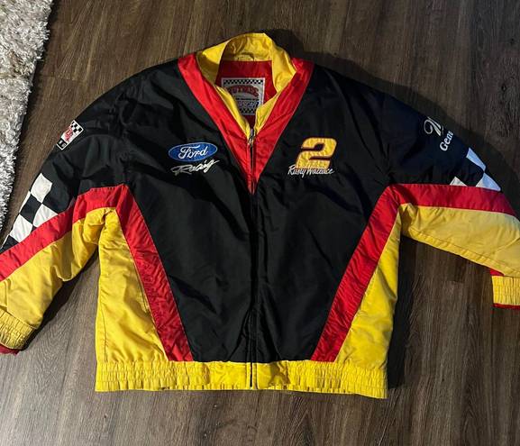 Yellow Nascar Jacket Black Size XL