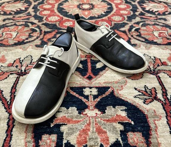 ma*rs èll Derby Shoes in Bicolor Leather