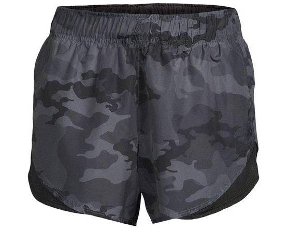 Athletic Works  Women's Core Running Shorts black camo nwt gym workout