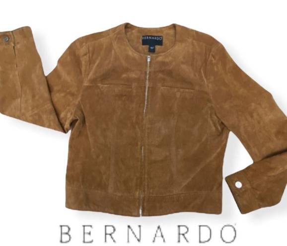 Bernardo  Collection Suede Leather Jacket