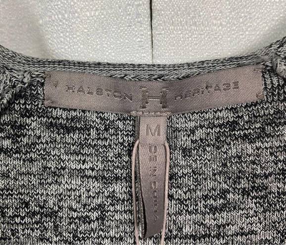 Halston Heritage  Heather Gray Fitted Sweater Dress Sz.M NWT