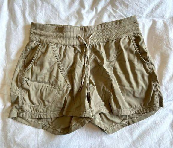 The North Face  tan hiking/outdoor shorts